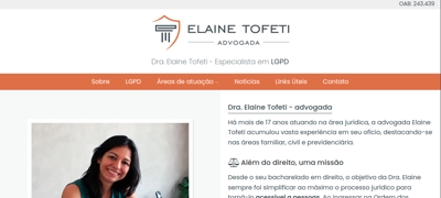 Site da Dr. Elaine Tofeti